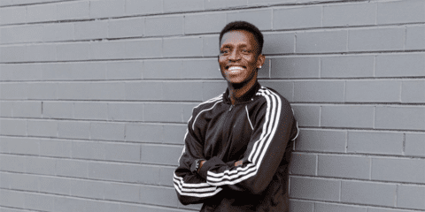 Former Curtin student and Australian Olympian Peter Bol smiling