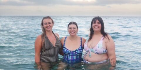 Sunrise swims give rise to body positivity